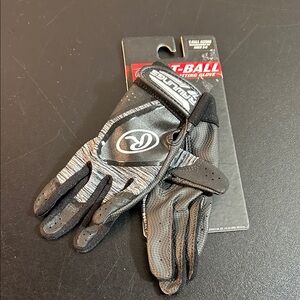 Rawlings Black and Gray Batting Gloves‎